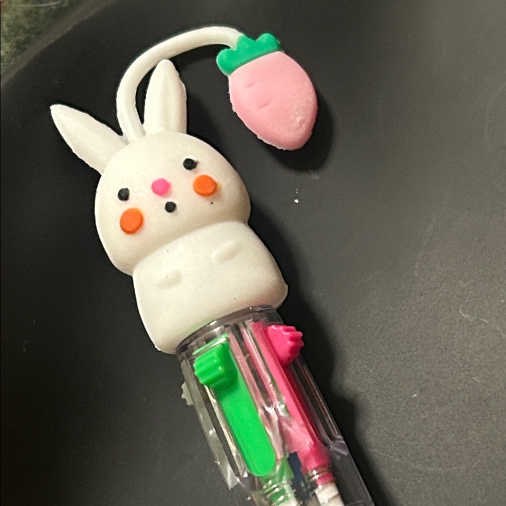 Cute Bunny Multi-Color Pen